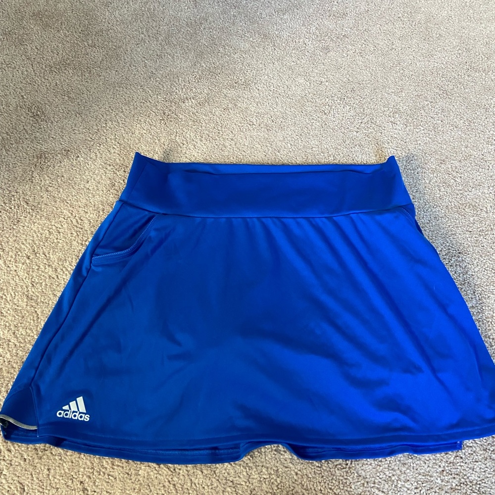 Blue adidas skirt